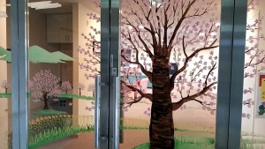 緩和ケア病棟桜の絵1