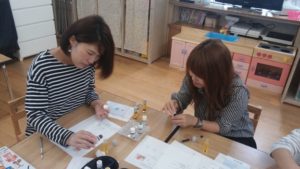 神戸出張アロマ講座2016高取台幼稚園1
