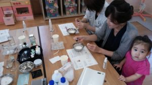 ハーブバスソルト作り2016-01